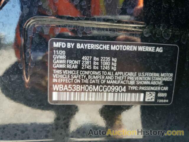 BMW 5 SERIES I, WBA53BH06MCG09904