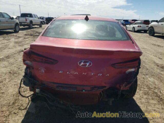 HYUNDAI ELANTRA SEL, 5NPD84LF6KH442790