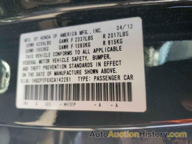 HONDA ACCORD SE, 1HGCP2F6XCA142291