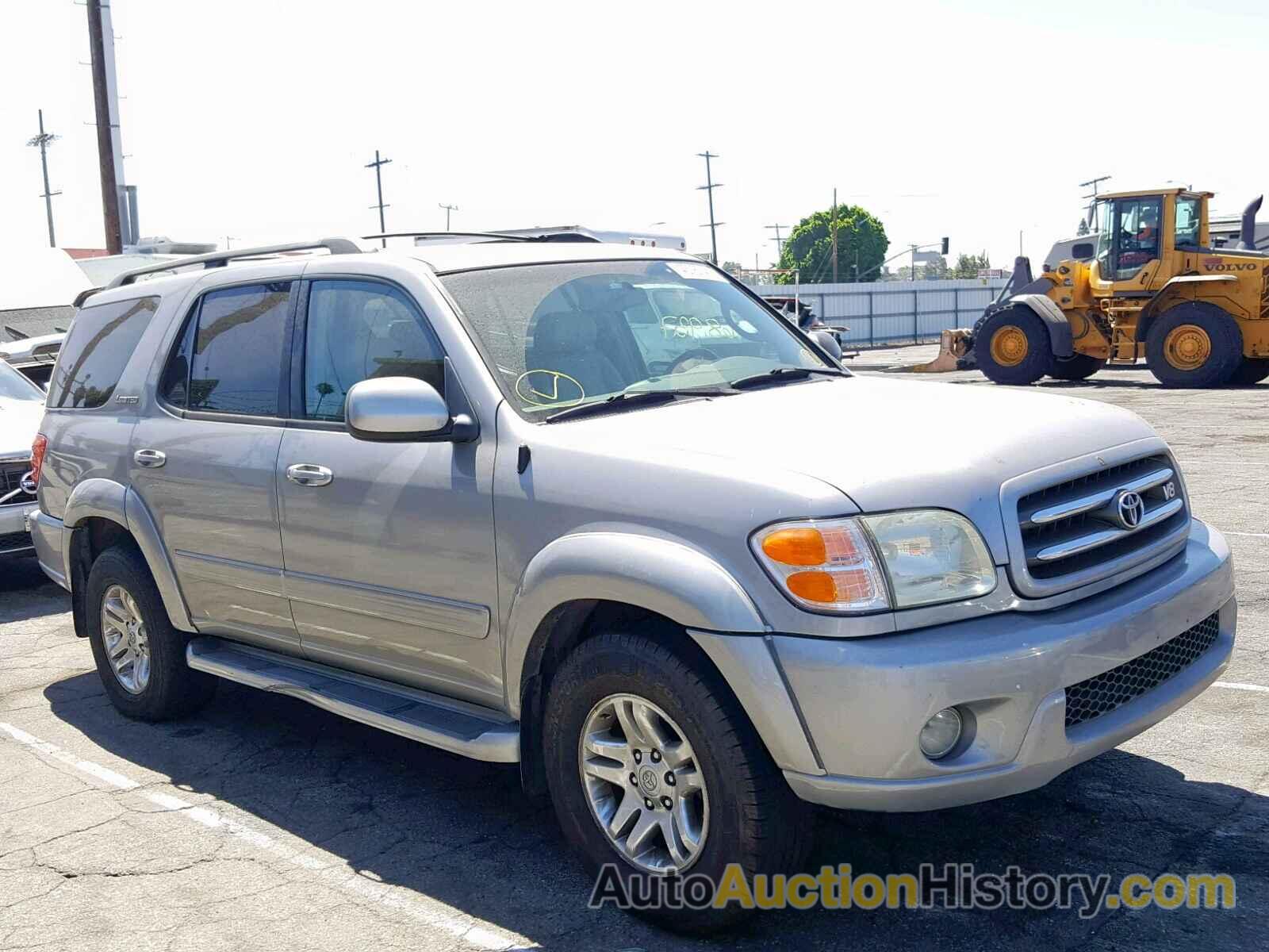 2004 TOYOTA SEQUOIA LIMITED, 5TDZT38A54S216460