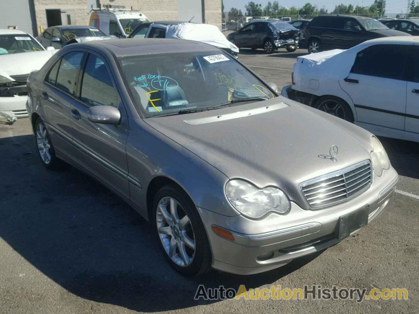 2004 MERCEDES-BENZ C 230K SPORT SEDAN, WDBRF40J34A560003