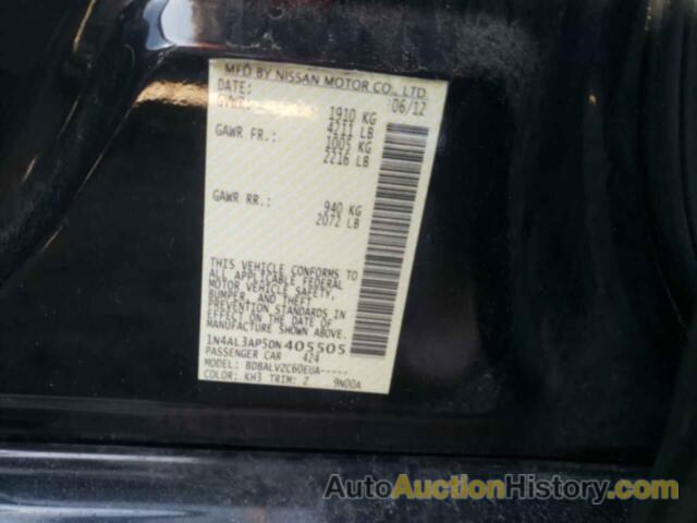 NISSAN ALTIMA 2.5, 1N4AL3AP5DN405505