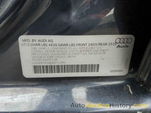 AUDI A4 PREMIUM PLUS, WAUHFAFL8DN016395