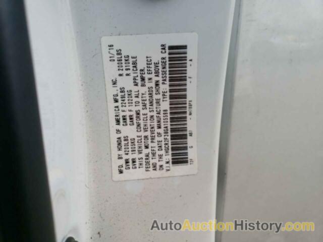 HONDA ACCORD LX, 1HGCR2F38GA105598