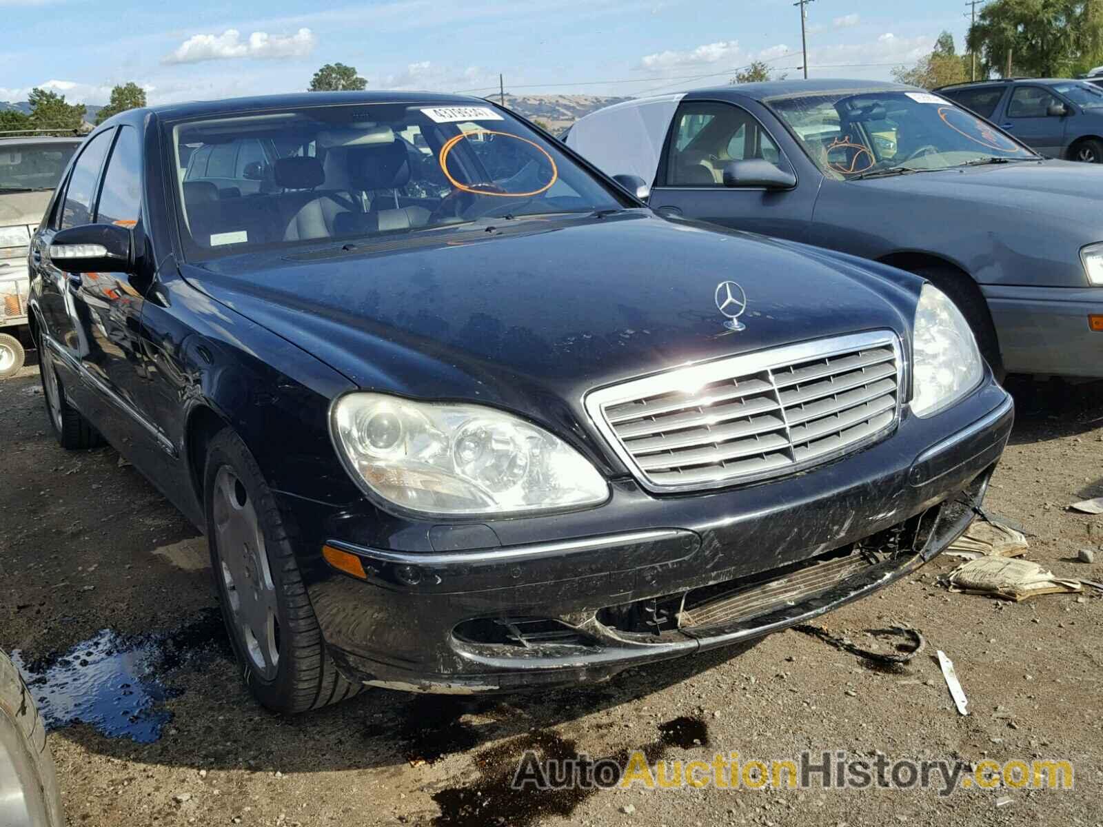 2005 MERCEDES-BENZ S 600, WDBNG76J75A439366