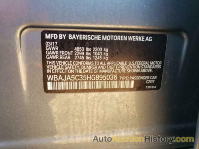BMW 5 SERIES I, WBAJA5C35HG895036
