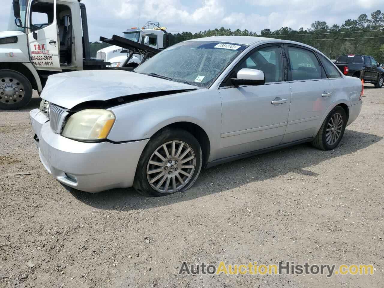 2005 MERCURY MONTEGO PREMIER, 1MEFM42165G611269