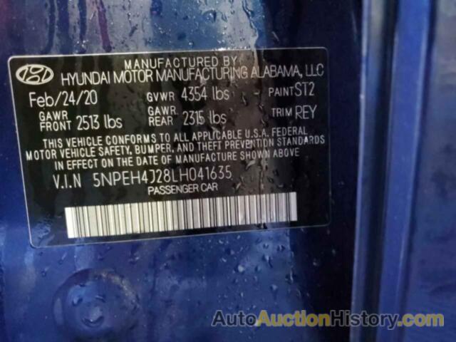 HYUNDAI SONATA LIMITED, 5NPEH4J28LH041635