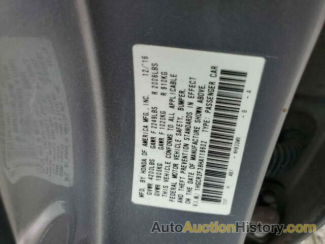 HONDA ACCORD LX, 1HGCR2F38HA119602