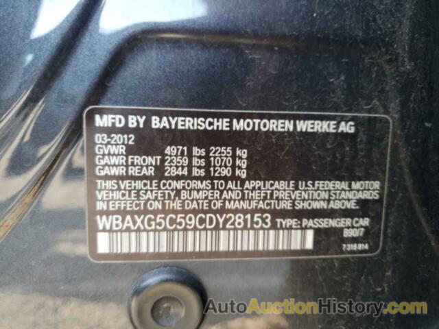 BMW 5 SERIES I, WBAXG5C59CDY28153