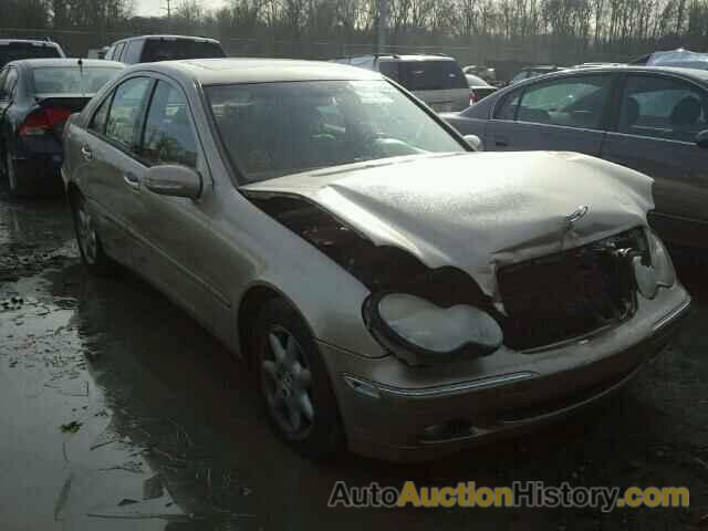 2004 MERCEDES-BENZ C240 M AWD, WDBRF81J34F525244