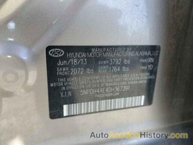 HYUNDAI ELANTRA GLS, 5NPDH4AE4DH367391