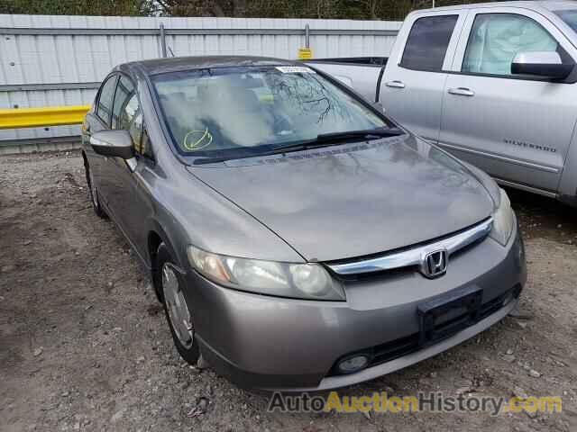 2007 HONDA ALL OTHER HYBRID, JHMFA36257S005189