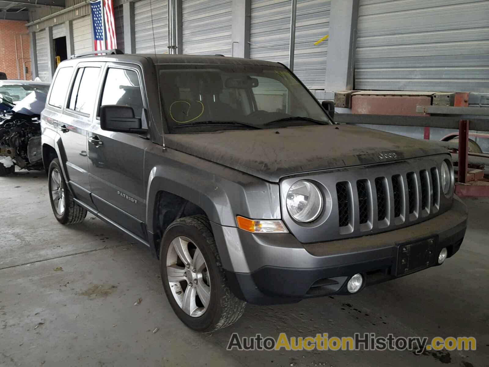 2012 JEEP PATRIOT LATITUDE, 1C4NJRFB6CD537906