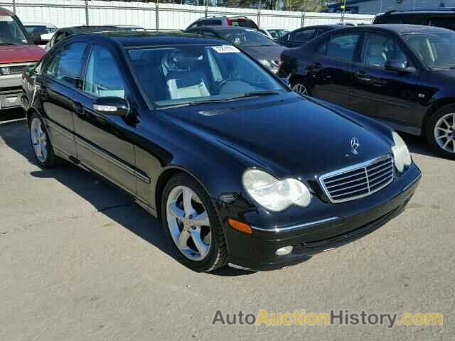 2004 MERCEDES-BENZ C230K, WDBRF40J54F537387