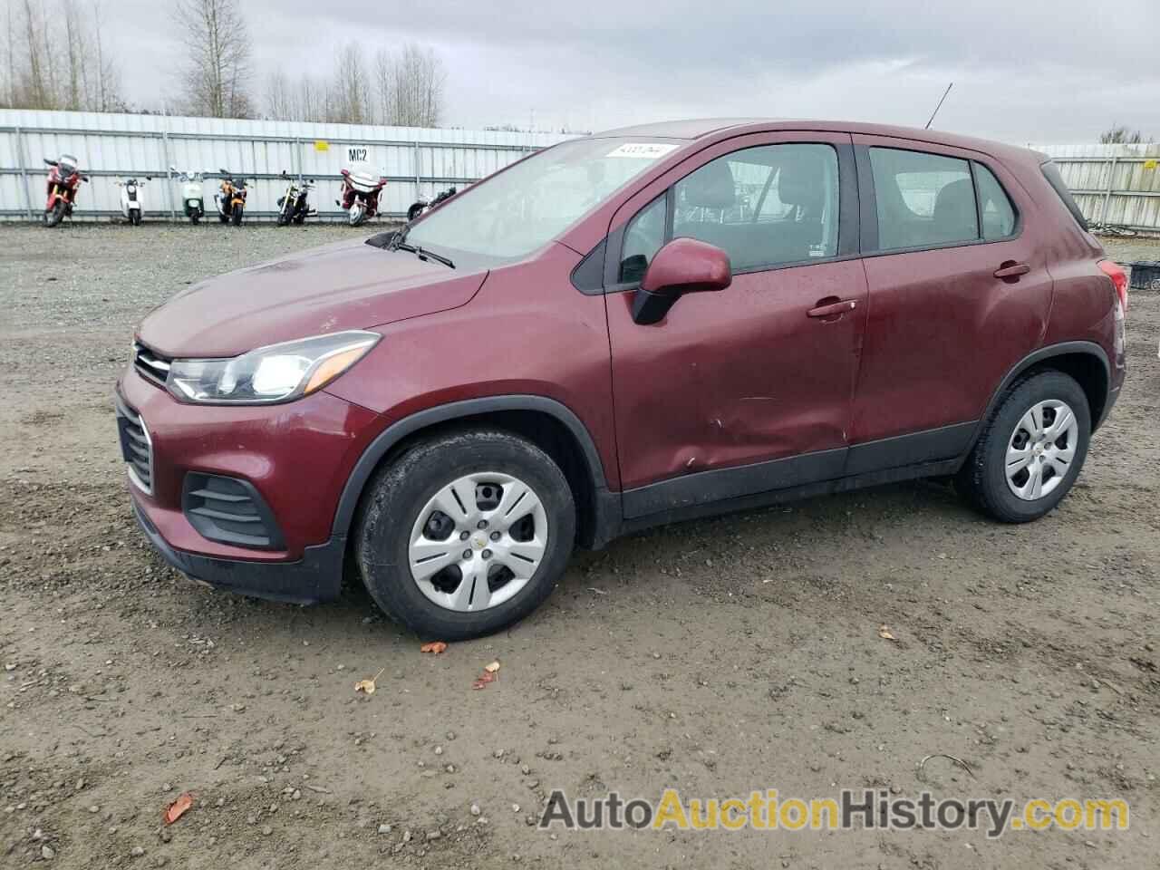 CHEVROLET TRAX LS, 3GNCJKSB5HL153838