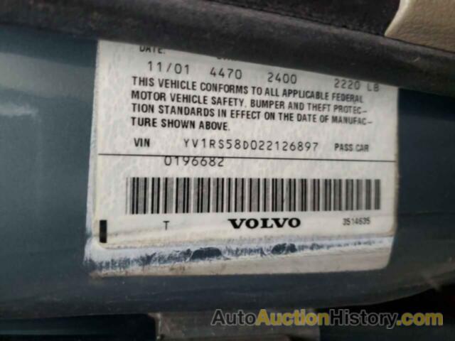 VOLVO S60 2.4T, YV1RS58D022126897