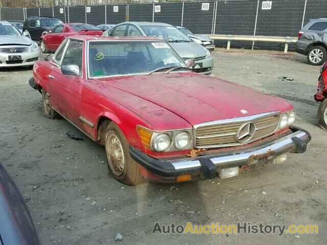 1982 MERCEDES-BENZ 380SL, WDBBA45A5CB017253