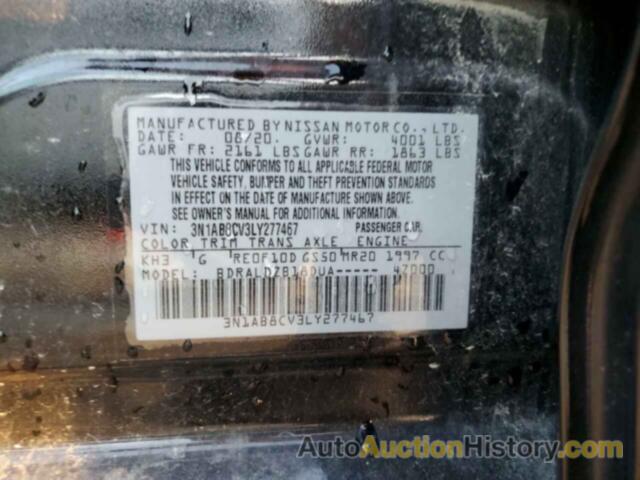 NISSAN SENTRA SV, 3N1AB8CV3LY277467