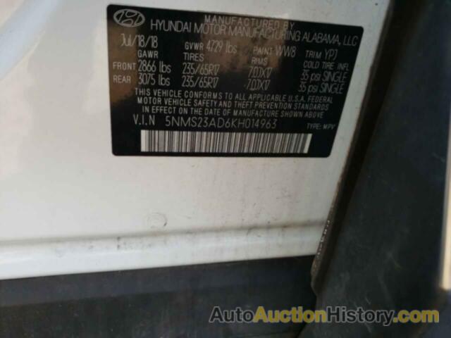 HYUNDAI SANTA FE SE, 5NMS23AD6KH014963