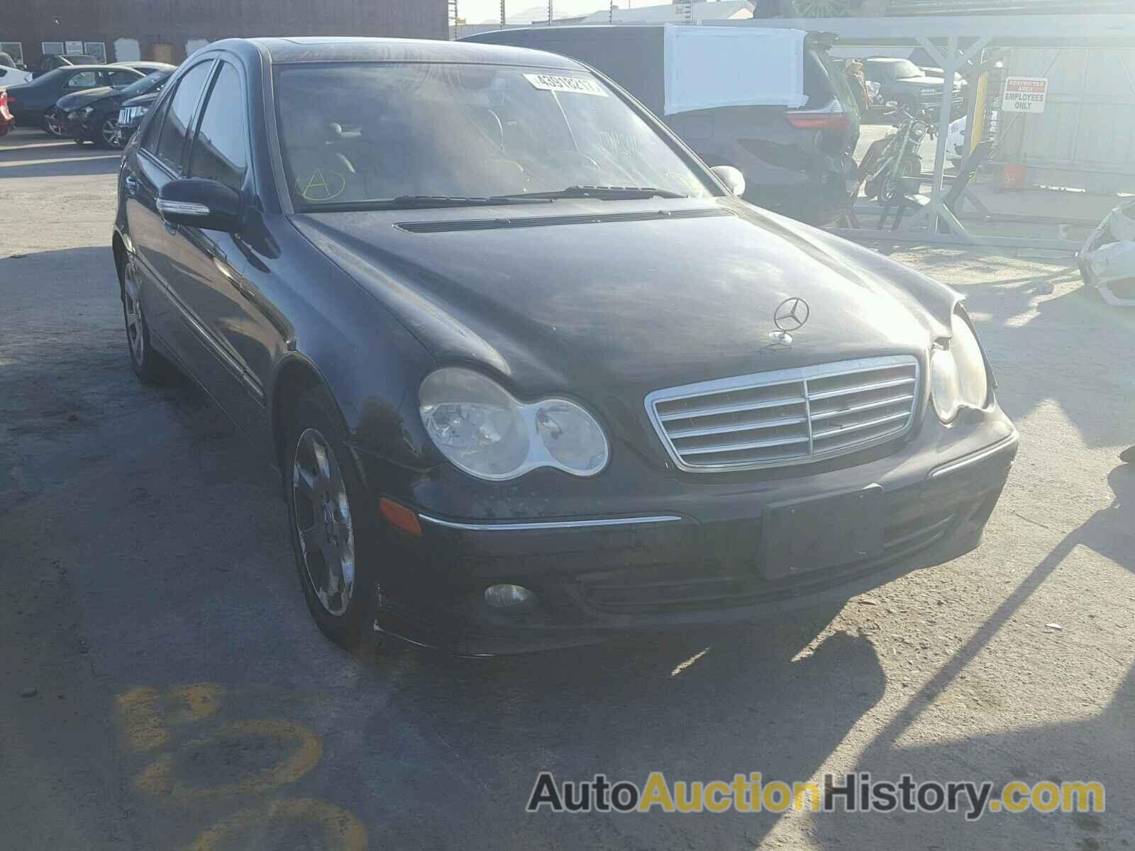 2006 MERCEDES-BENZ C GENERATION 2006 280, WDBRF54H46A856468