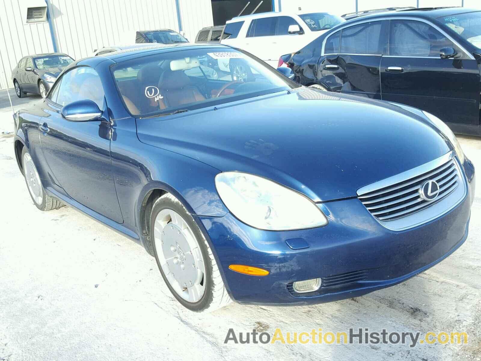 2004 LEXUS SC 430, JTHFN48YX40051135