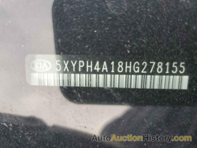 KIA SORENTO EX, 5XYPH4A18HG278155