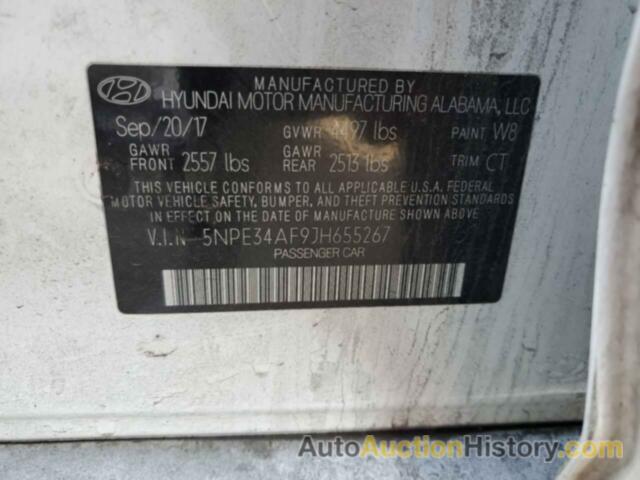 HYUNDAI SONATA SPORT, 5NPE34AF9JH655267