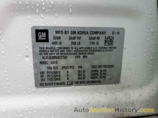 BUICK ENCORE ESSENCE, KL4CJGSM5KB727591