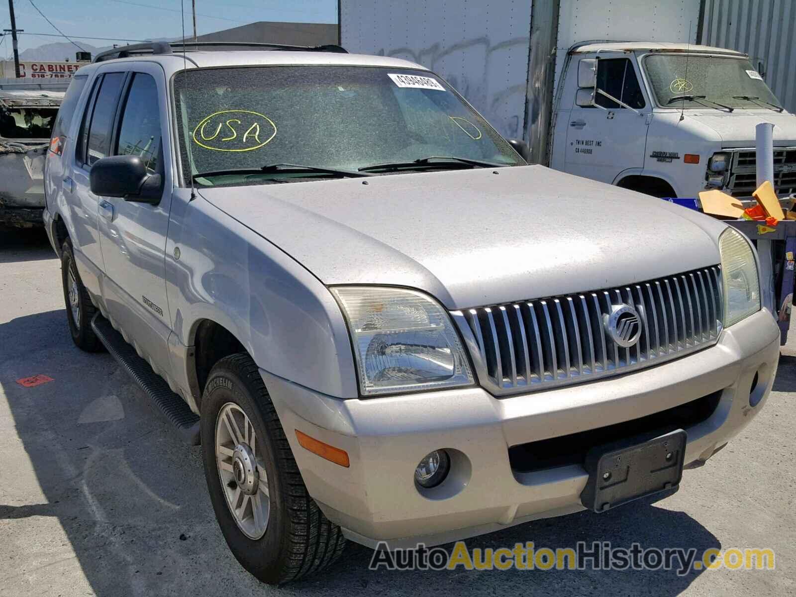 2002 MERCURY MOUNTAINEER, 4M2DU66E92UJ24186