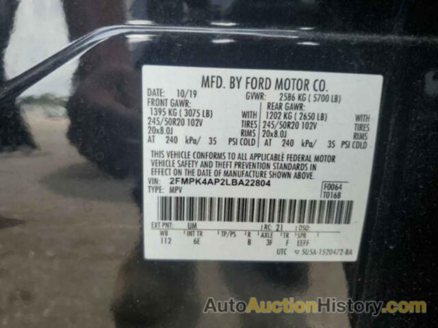 FORD EDGE ST, 2FMPK4AP2LBA22804