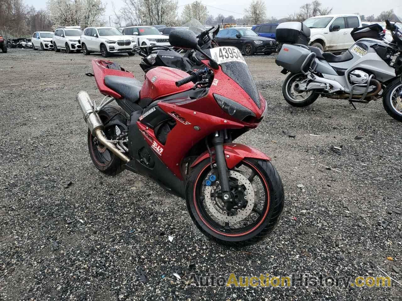 2007 YAMAHA YZFR6 S S, JYARJ06E07A035273