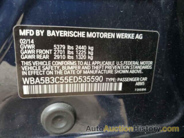 BMW 5 SERIES XI, WBA5B3C55ED535590