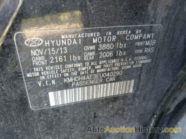 HYUNDAI ELANTRA SE, KMHDH4AE3EU040290