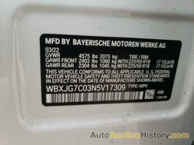 BMW X1 SDRIVE28I, WBXJG7C03N5V17309