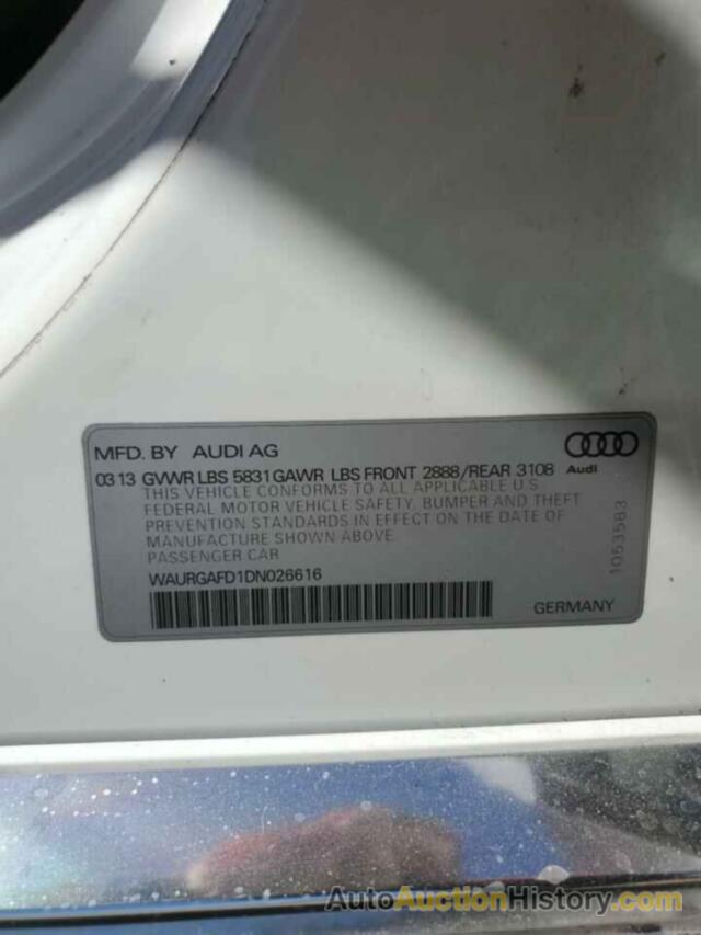 AUDI A8 L QUATTRO, WAURGAFD1DN026616