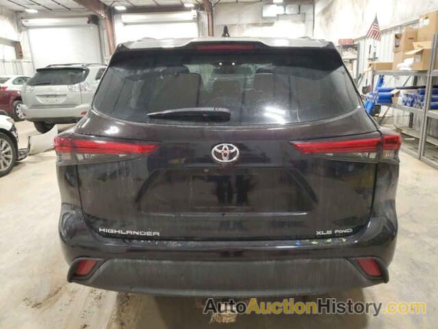 TOYOTA HIGHLANDER XLE, 5TDGZRBH5LS006521