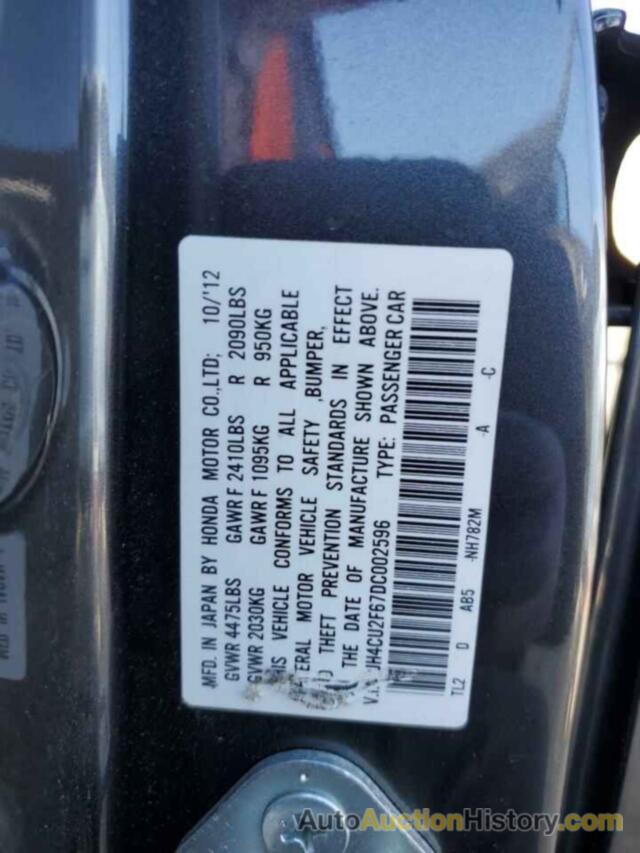 ACURA TSX TECH, JH4CU2F67DC002596