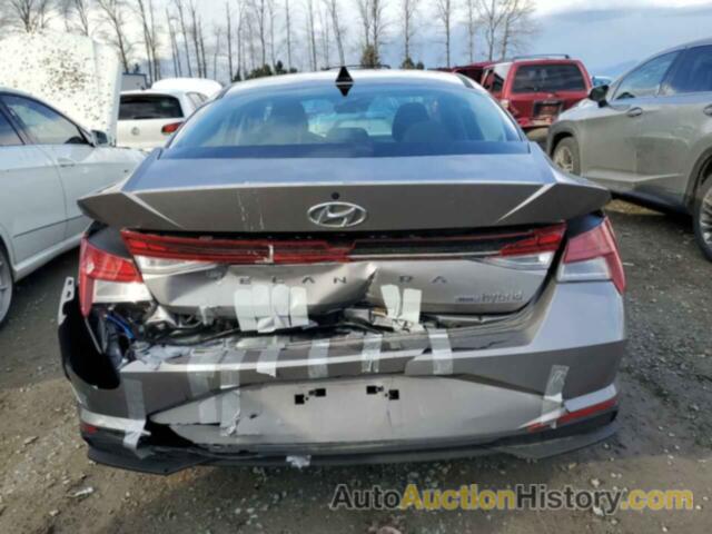 HYUNDAI ELANTRA BLUE, KMHLM4AJ5NU023236