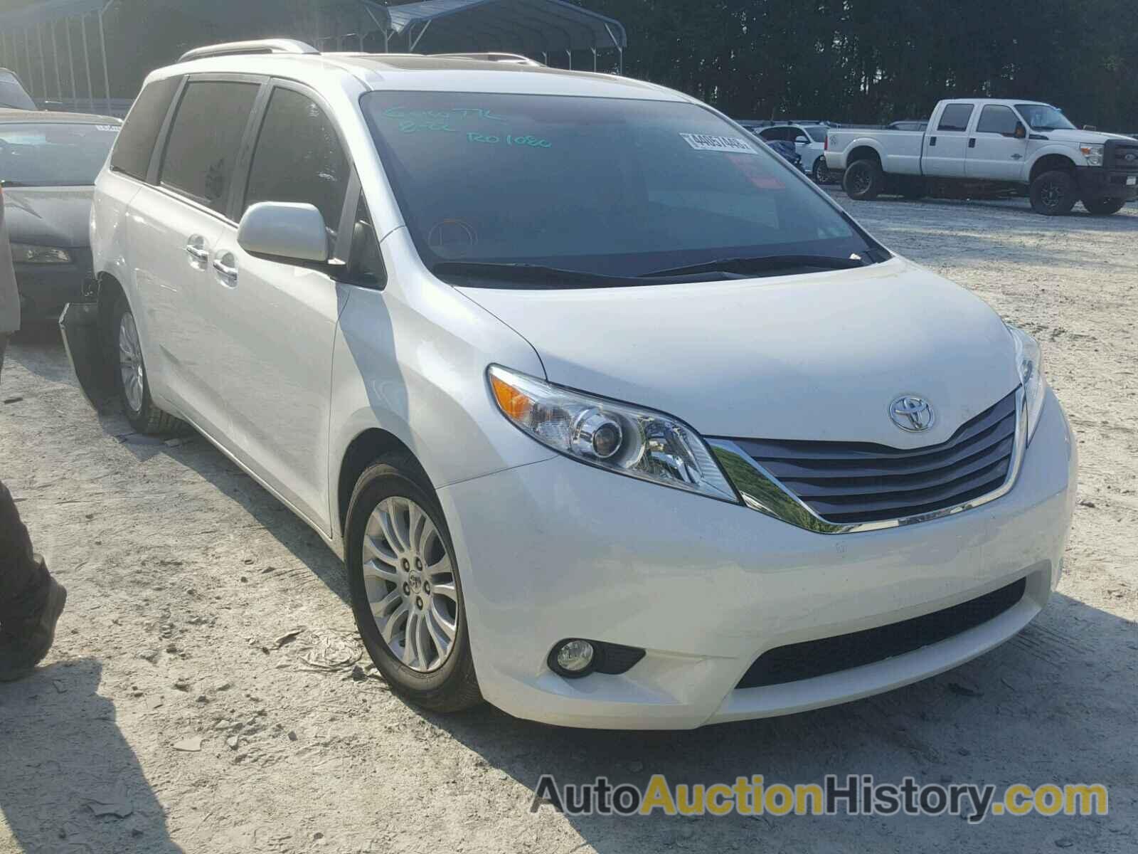 2016 TOYOTA SIENNA XLE, 5TDYK3DC8GS747064