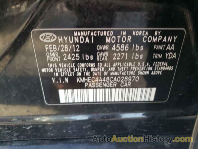 HYUNDAI SONATA HYBRID, KMHEC4A48CA028970