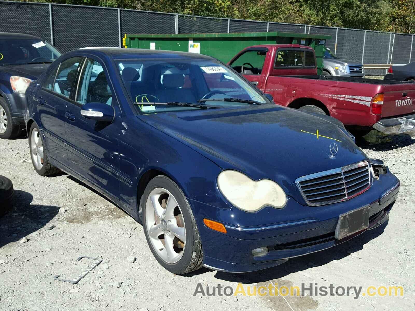 2004 MERCEDES-BENZ C 230K SPORT SEDAN, WDBRF40JX4F532184