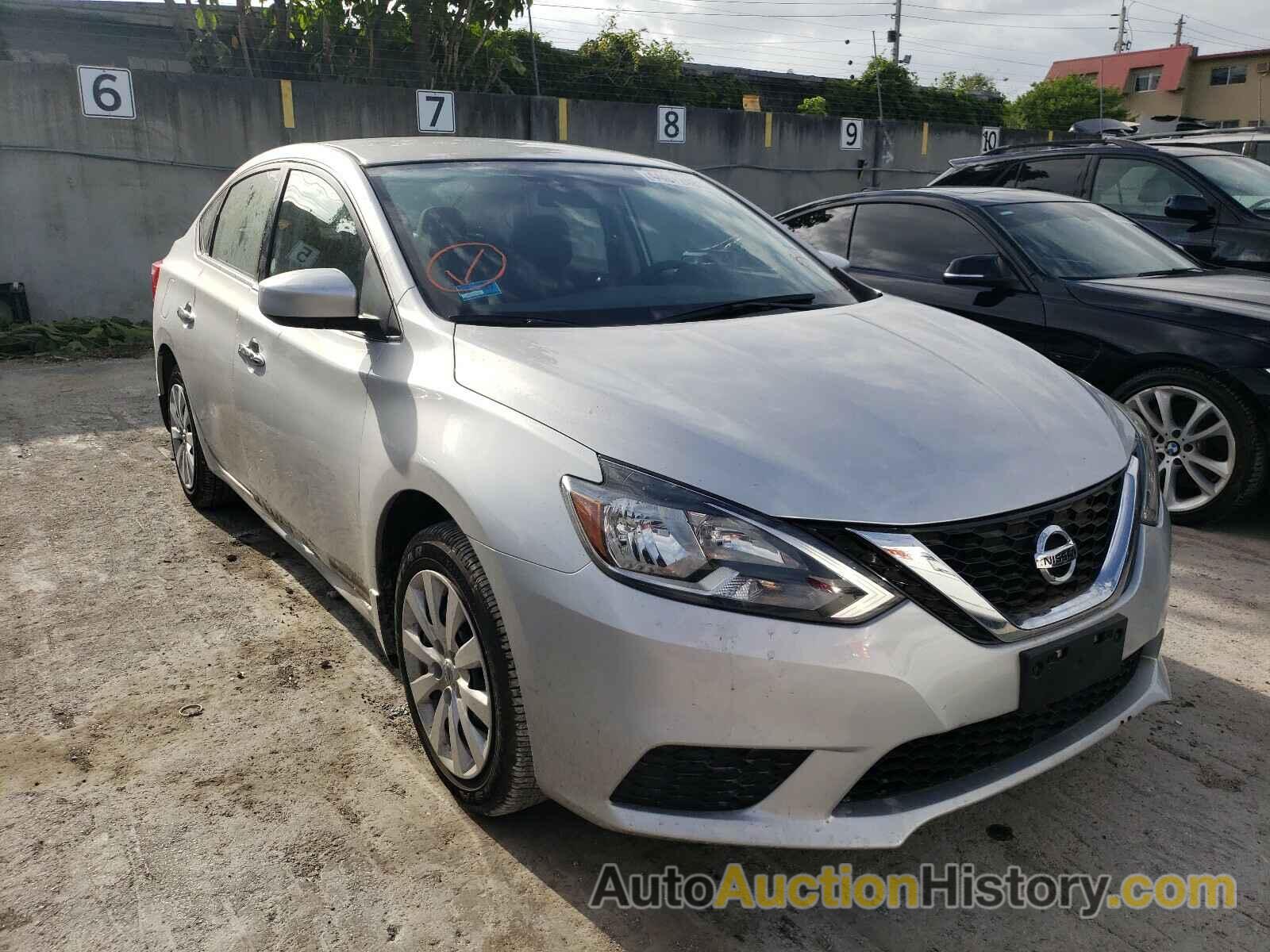 2016 NISSAN SENTRA S, 3N1AB7APXGY330380