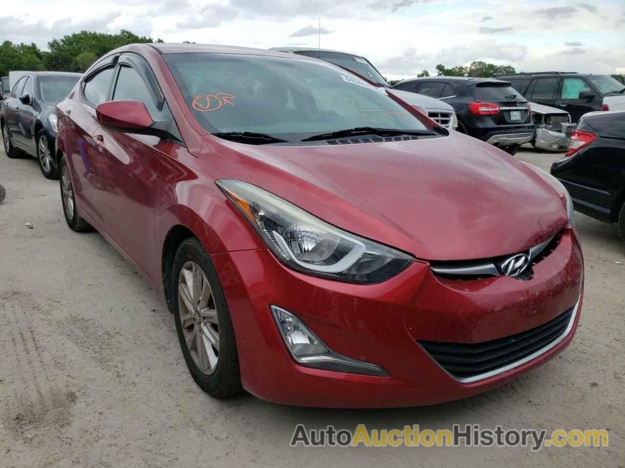 2015 HYUNDAI ELANTRA SE, 5NPDH4AE0FH606678