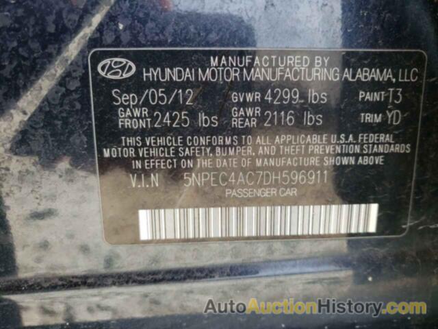 HYUNDAI SONATA SE, 5NPEC4AC7DH596911