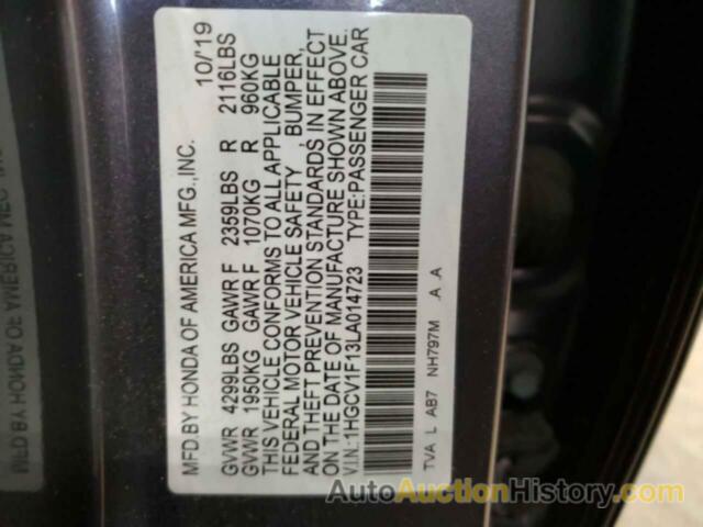 HONDA ACCORD LX, 1HGCV1F13LA014723