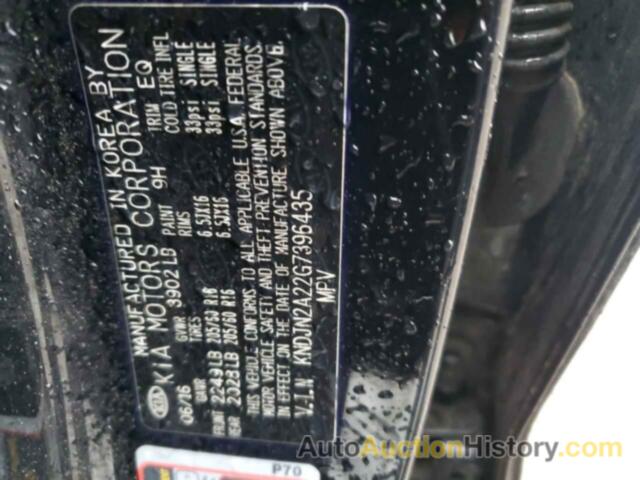 KIA SOUL, KNDJN2A22G7396435