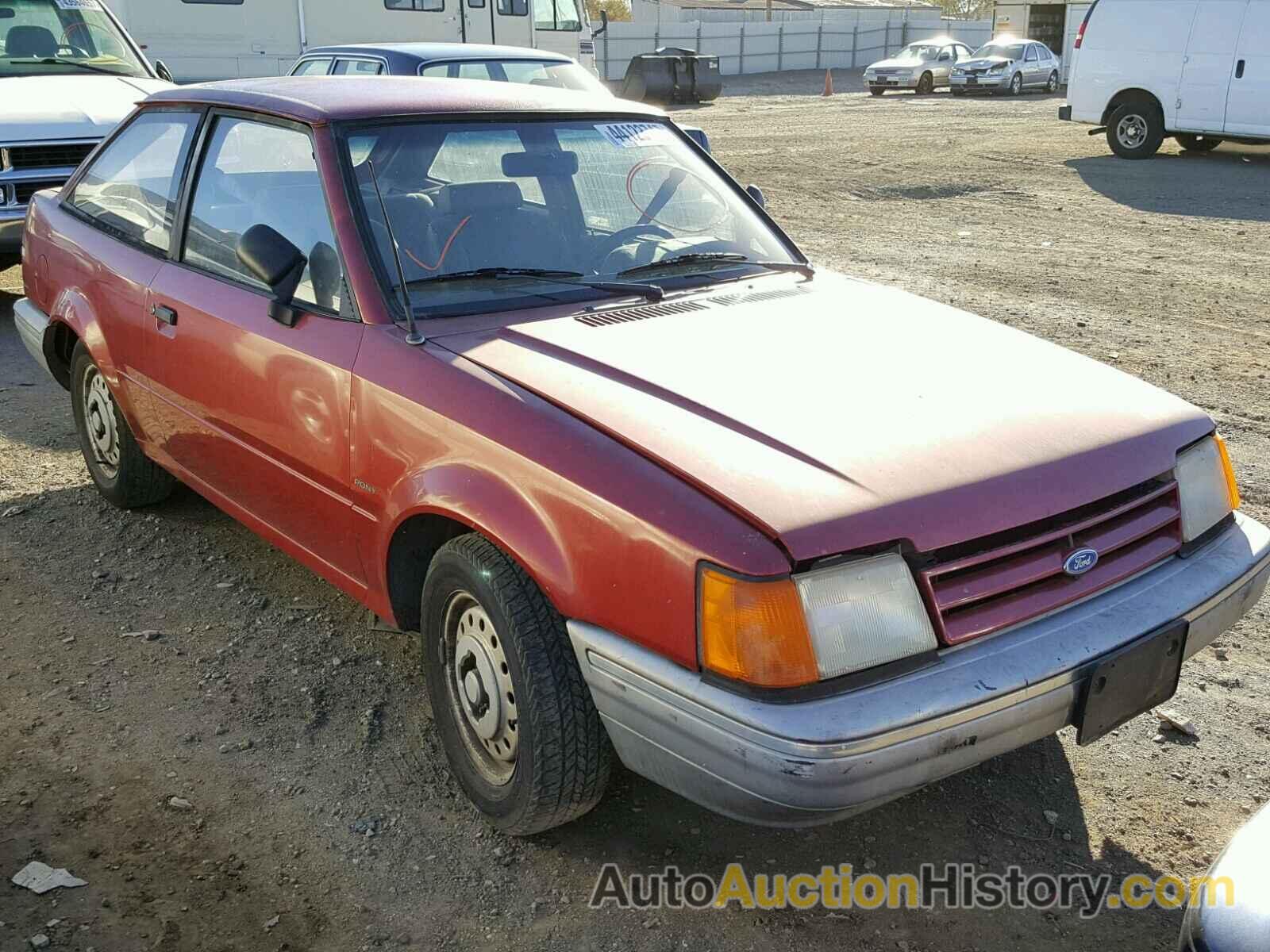 1990 FORD ESCORT PONY, 1FAPP909XLW177630