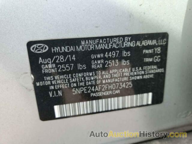 HYUNDAI SONATA SE, 5NPE24AF2FH073425