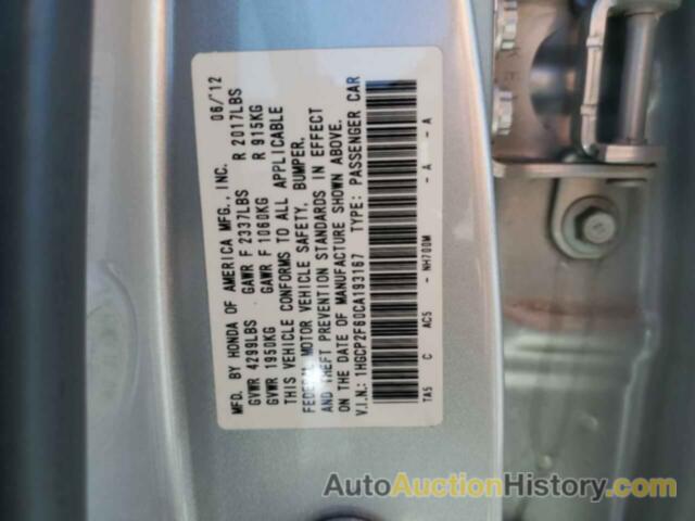 HONDA ACCORD SE, 1HGCP2F60CA193167